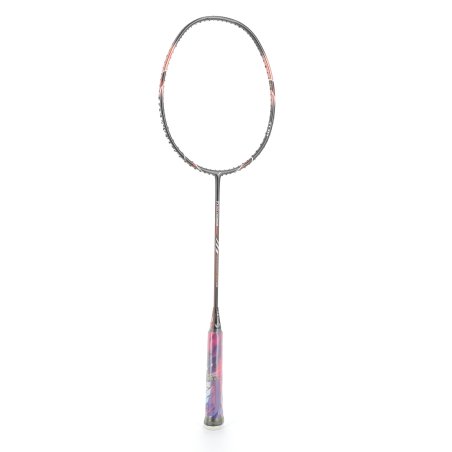 Raquette Badminton Flex Power Ti Titanium 5U Noir/Rose - Légère & Stable