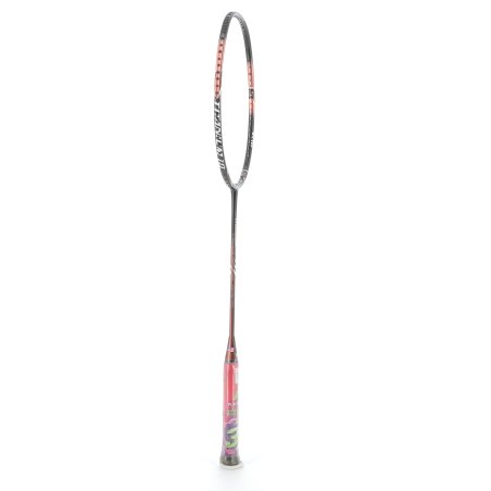 Raquette Badminton Flex Power Ti Titanium 5U Noir/Rose - Légère & Stable