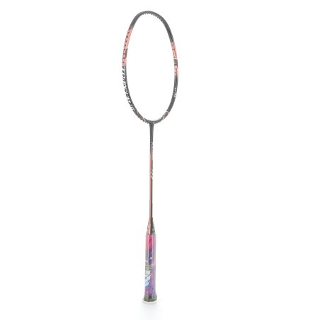 Raquette Badminton Flex Power Ti Titanium 5U Noir/Rose - Légère & Stable
