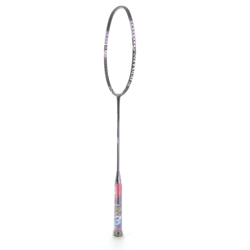 Raquette Badminton Flex Power TJ Titanium 5U Noir/Violet - Vitesse & Précision