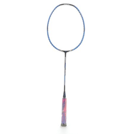 Raquette Badminton Flex Power Raptor x90 Noir/Bleu 3U - Puissance & Stabilité