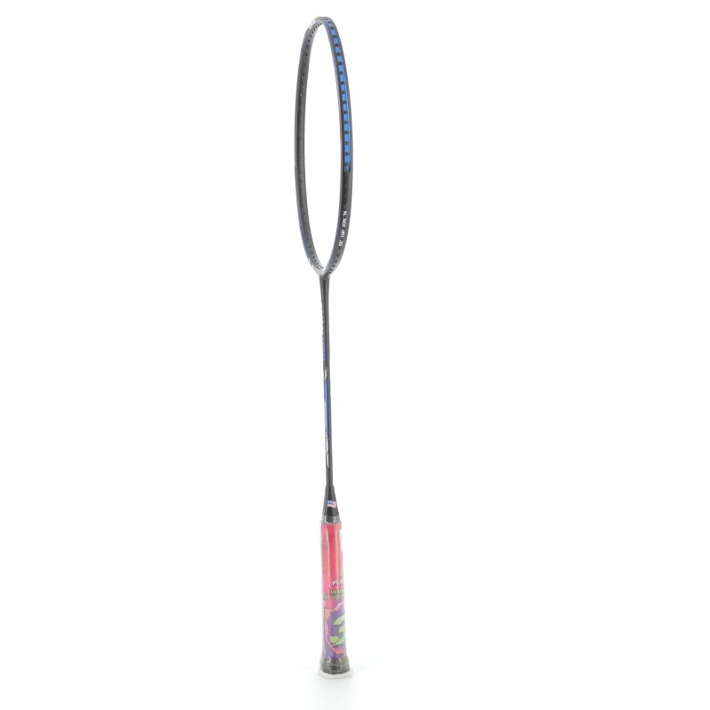 Raquette Badminton Flex Power Raptor x90 Noir/Bleu 3U - Puissance & Stabilité