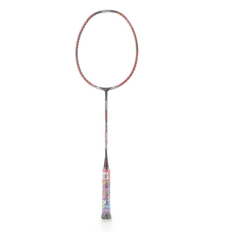 Raquette Badminton Flex Power Raptor x90 Noir/Rouge 3U - Puissance Attaque