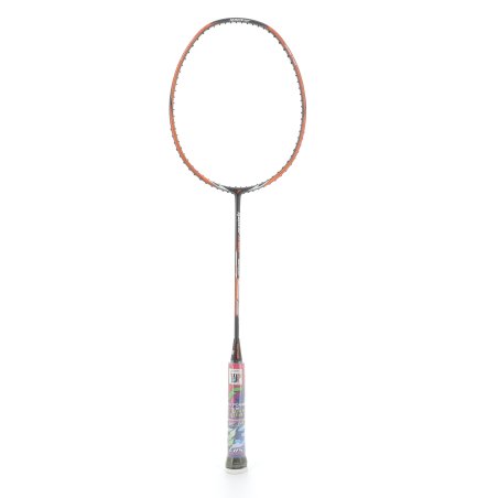 Raquette Badminton Flex Power Raptor x90 Noir/Orange 3U - Puissance & Tension 35lbs