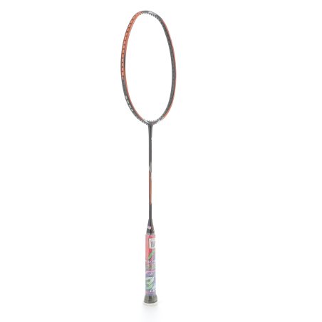 Raquette Badminton Flex Power Raptor x90 Noir/Orange 3U - Puissance & Tension 35lbs