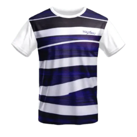 T-shirt Maxbolt T-2354 Blanc/Mauve - Maillot Badminton Technique