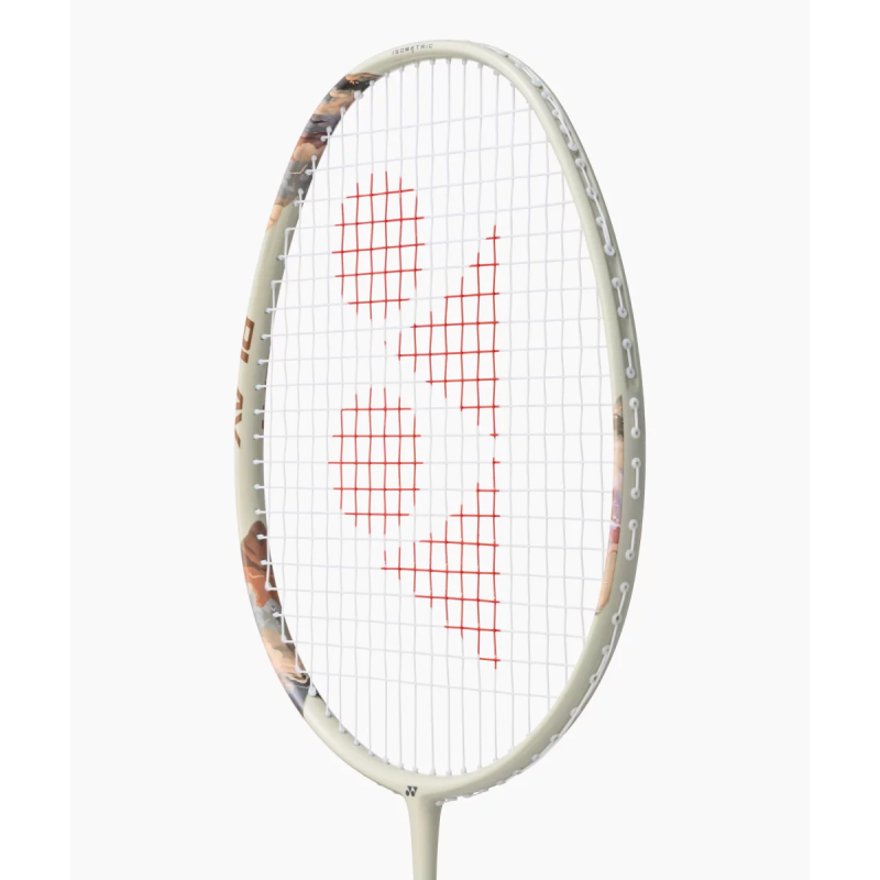 Raquette Yonex Nanoflare 700 Play Beige 4U cordée - vue complète profil