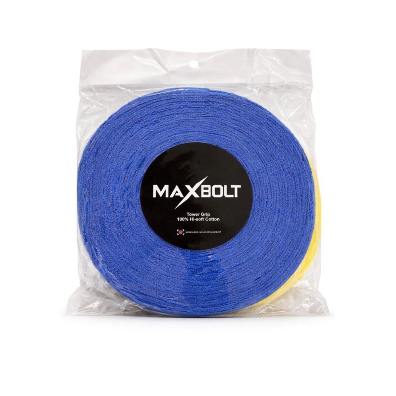 Grip Eponge Maxbolt  Rouleau Bleu/Jaune/Rouge