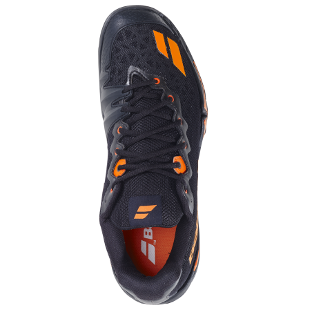 Chaussures Badminton Babolat Shadow 4 Homme Noir Orange – Stabilité & Performance