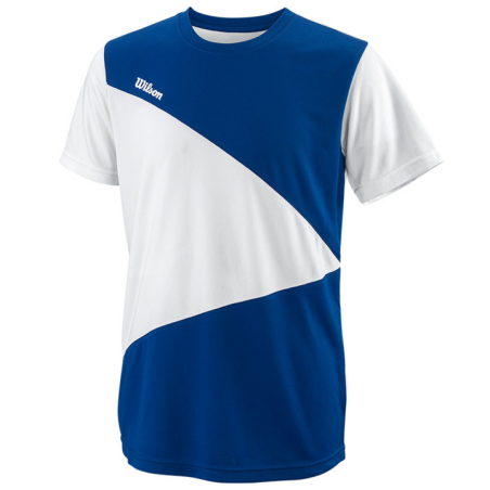 WILSON TS HOMME SMOKE COTTON T BLUE IRIS