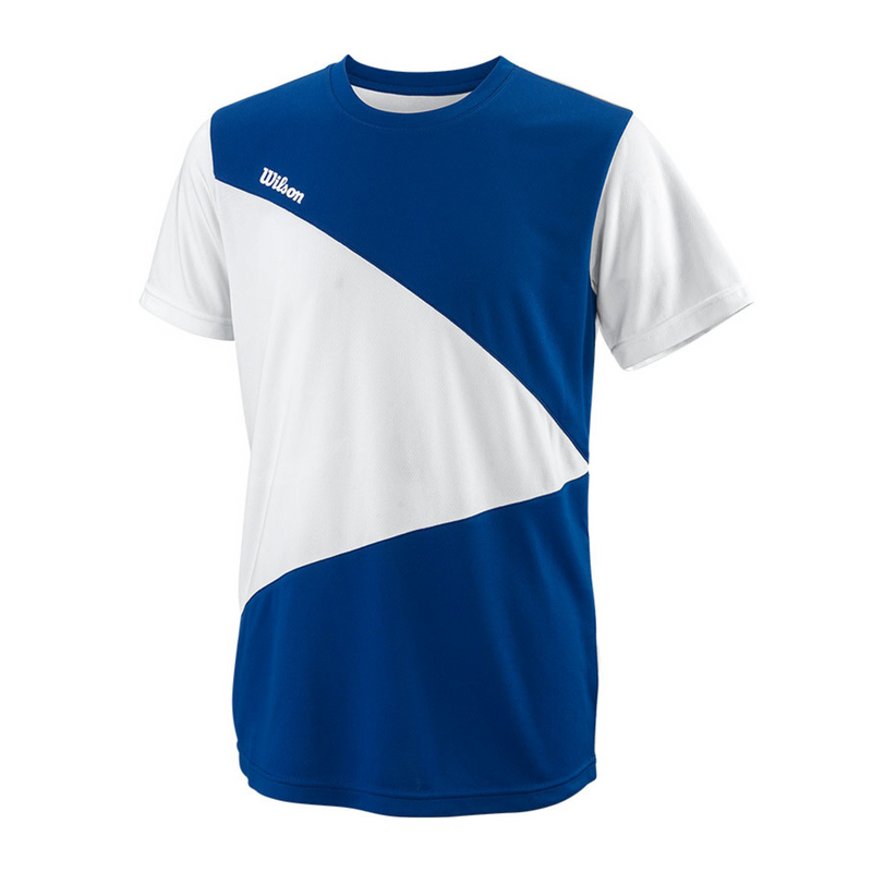 WILSON TS HOMME PLAY TENNIS COTTON T ULTRAMARIN