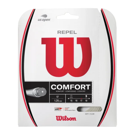 Cordage Tennis Wilson Repel 17 Reel 1,25 mm – Confort & Durabilité