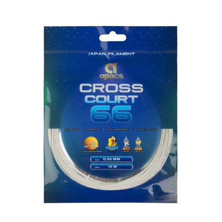 Cordage Apacs Cross Court 66 (0,66mm) - Badminton | Sport Article