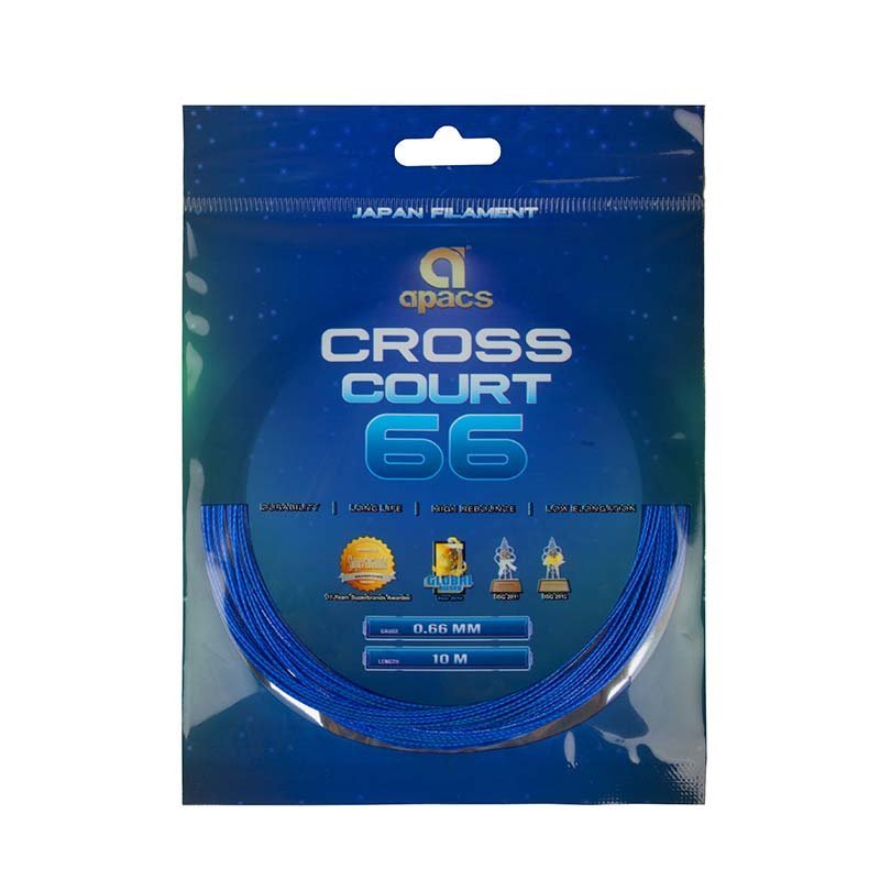 Cordage Apacs Cross Court 66 (0,66mm) - Badminton | Sport Article