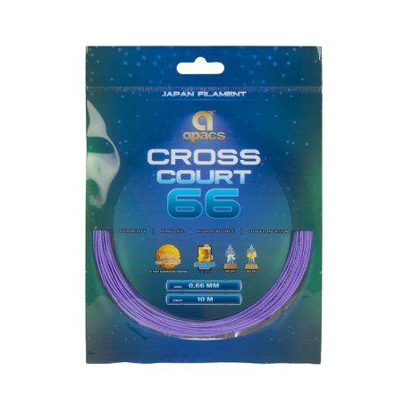 Cordage Apacs Cross Court 66 (0,66mm) - Badminton | Sport Article
