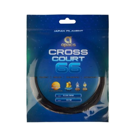 Cordage Apacs Cross Court 66 (0,66mm) - Badminton | Sport Article