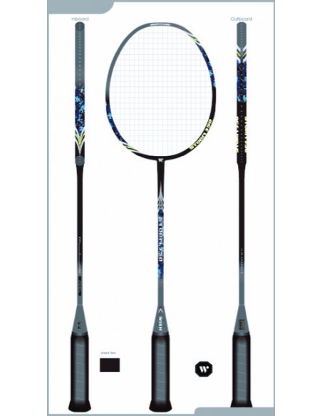 2 X Blanc Eponge Grips pour squash/badminton raquettes 