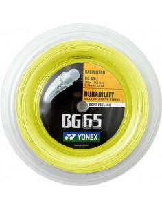 Cordage de badminton Yonex BG65 Bobine 200 mètres 