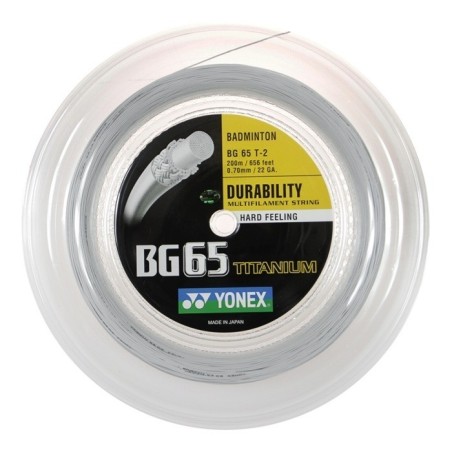 Cordage de Badminton Yonex BG 65 Titanium 
