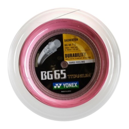 Cordage de Badminton Yonex BG 65 Titanium 