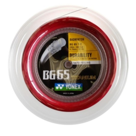 Cordage de Badminton Yonex BG 65 Titanium 
