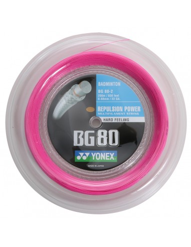 Cordage de badminton Yonex BG80 (Bobine - 200m)