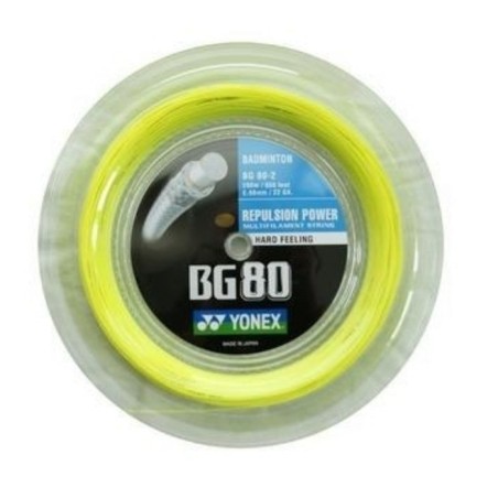 Cordage de badminton Yonex BG80 (Bobine 200m)