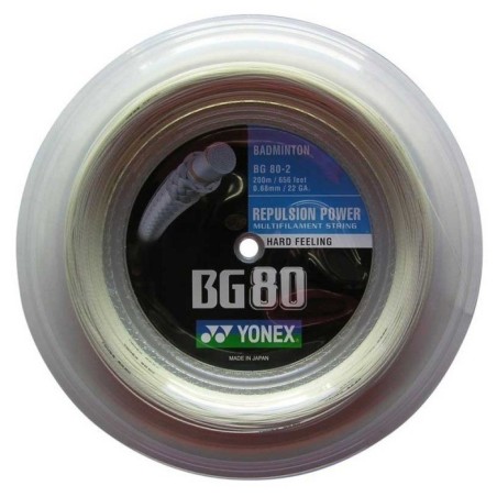 Cordage de badminton Yonex BG80 (Bobine 200m)