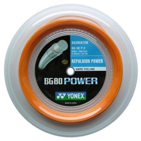 Cordage de badminton Yonex BG80 Power (Bobine de 200m)