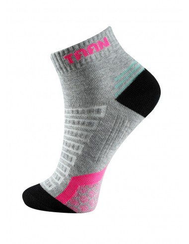 Chaussettes Babolat Femme Invisible 2 paires Blanc/Rose