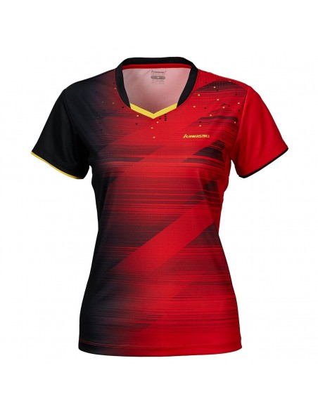 Women's Kawasaki T-Shirt ST-R2216 Red 