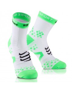 COMPRESSPORT STRAPPING DOUBLE LAYER SOCKS WHITE
