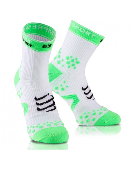 COMPRESSPORT STRAPPING DOUBLE LAYER SOCKS WHITE