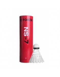 Plastic badminton shuttles forza N-7 wit 