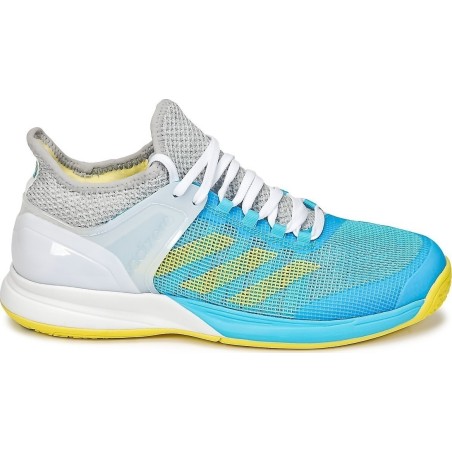 Adidas Chaussures Tennis Homme Adizero Ubersonic 2 OC Blue/White