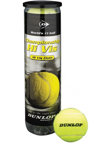 Balles de tennis Dunlop Championship Hi Vis