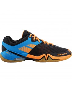 CHAUSSURES BABOLAT HOMME INDOOR SHADOW TOUR NOIR-ORANGE 