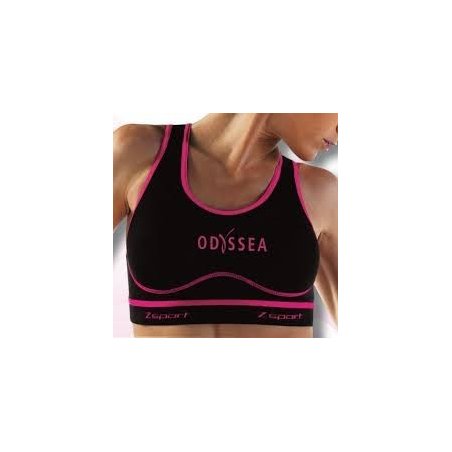 BRASSIERE ZSPORT ODYSSEA NOIR/ROSE 