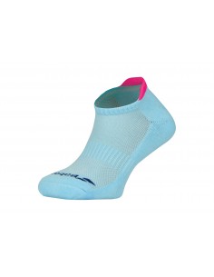 Chaussettes Babolat Femme Invisible 2 paires Bleu/Rose 