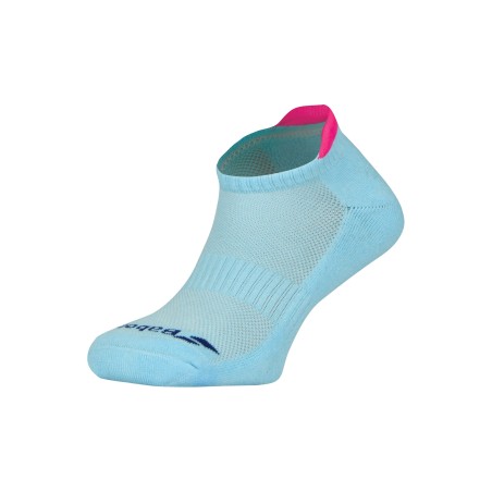Chaussettes Babolat Femme Invisible 2 paires Bleu/Rose 