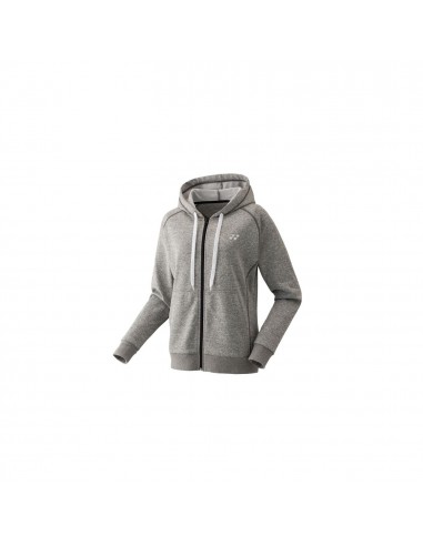 VESTE CAPUCHE YONEX COTON YW0016 FEMME GRIS  VESTE CAPUCHE YONEX COTON YW0016 FEMME GRIS
