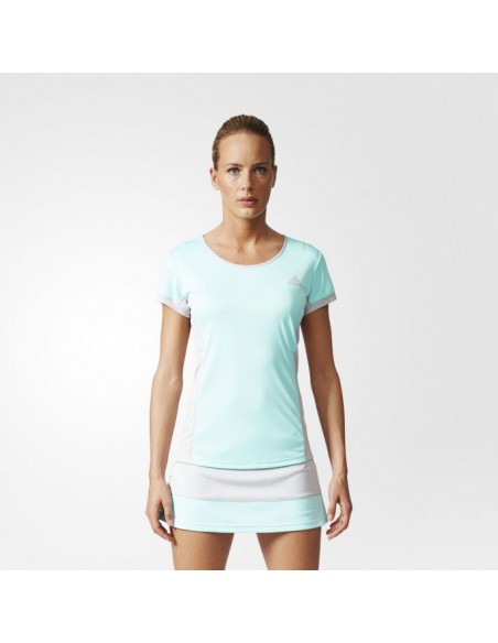 Camiseta Adidas Court Tee Energy Aqua 