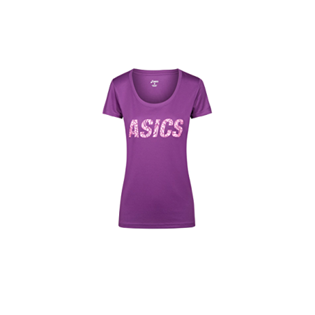 ASICS T-SHIRT FEMME GRAPHIC SS TOP MAUVE 