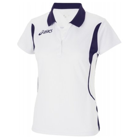 ASICS POLO SAMANTHA BLANC-NOIR 
