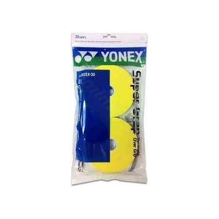 Surgrips Yonex AC 102EX Jaune par 30 