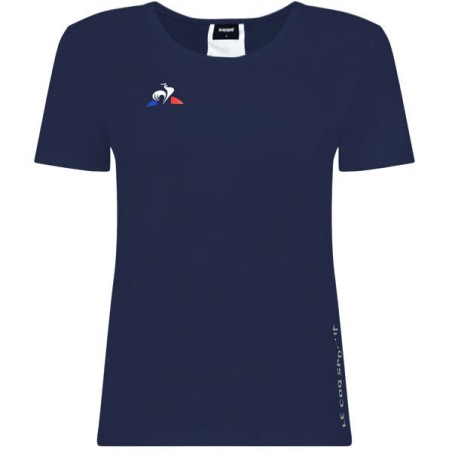 T-Shirt Le Coq Sportif Femme Sport N°1 Marine 