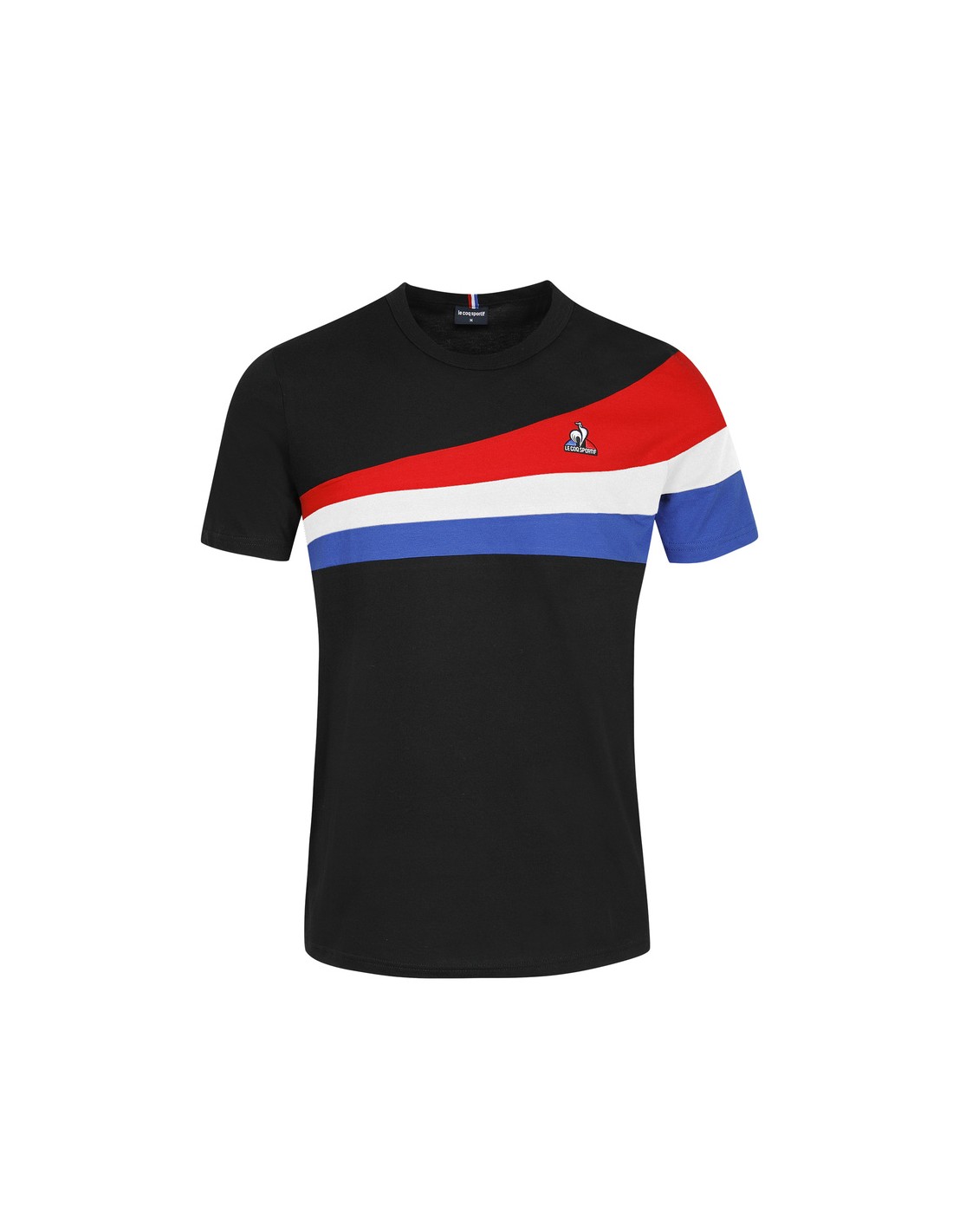 TEE SHIRT TRICOLORE LE COQ SPORTIF HOMME N°1 NOIR