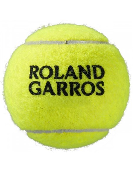 Bipack de 4 Balles Wilson Roland Garros All Court 