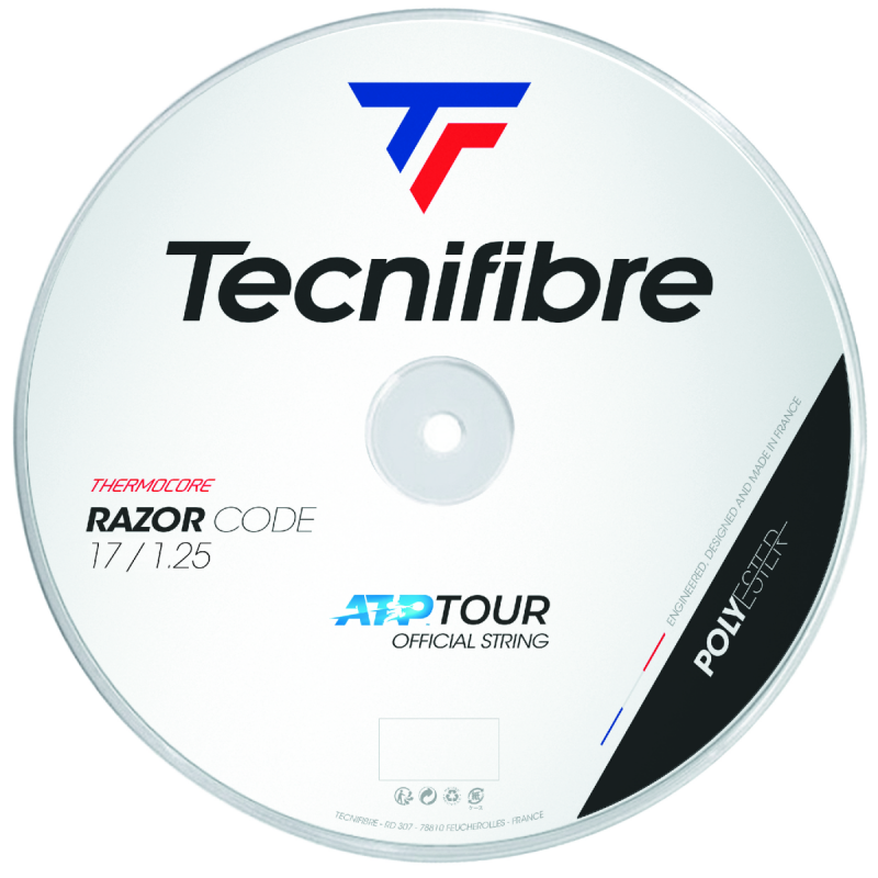 Cordage Tennis Tecnifibre Razor Code 1.25 mm (bobine de 200m) 