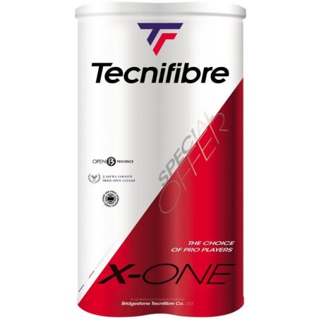 Bipack De 4 Balles Tecnifibre 4 X-One Tube Pet 